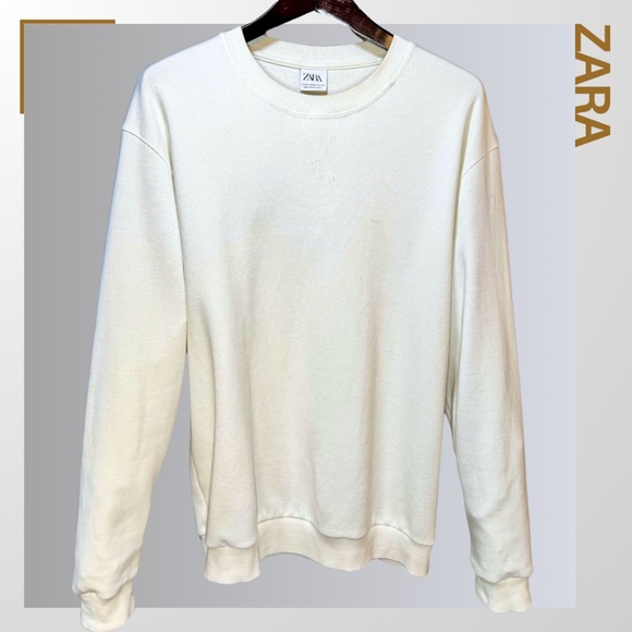 Zara Other - Zara Men's White Sweatshirt - XL